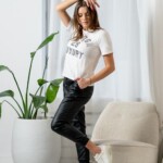 Spodnie Joggery Leather Brandenburg Couture